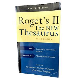 Roget's II: The New Thesaurus Third Edition - Houghton Mifflin - Office‎ Edition